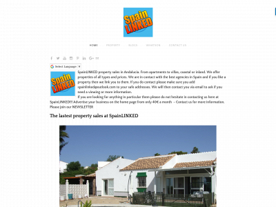 www.spainlinked.com snapshot