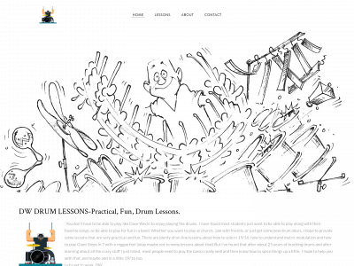dwdrumlessons.com snapshot