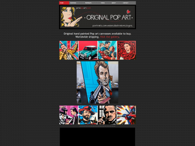 jamieleeart.com snapshot