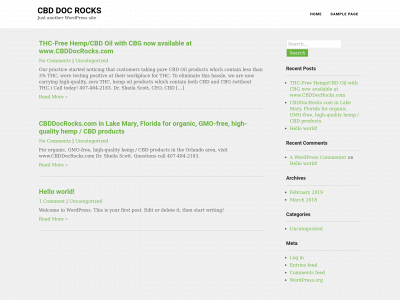 cbddocrocks.com snapshot