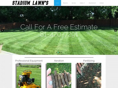 stadiumlawns.com snapshot