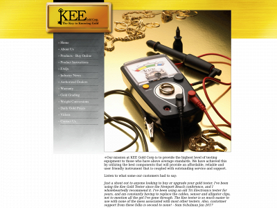 keegold.com snapshot