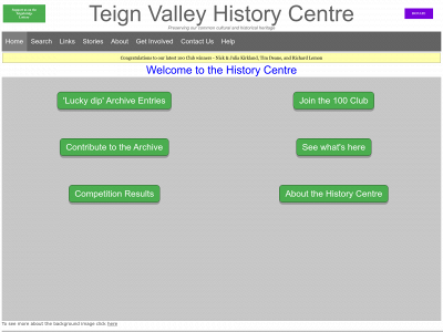 tvhistorycentre.org snapshot