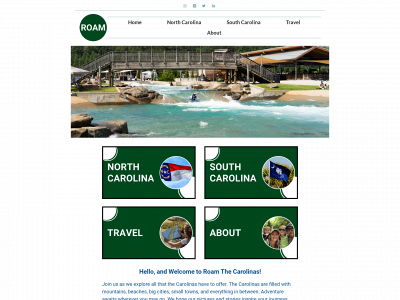 roamthecarolinas.com snapshot