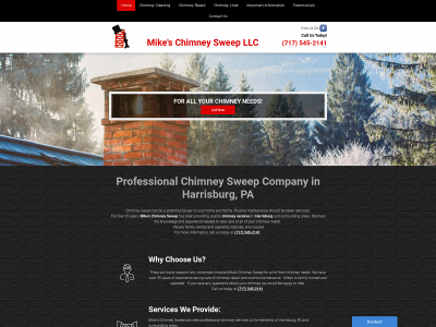 mikeschimneysweep.com snapshot