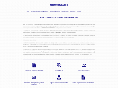 reestructurador.es snapshot