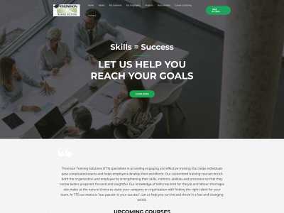 thomsontrainingsolutions.com snapshot