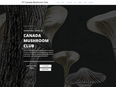 canadamushroomclub.com snapshot