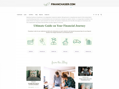 financhaser.com snapshot