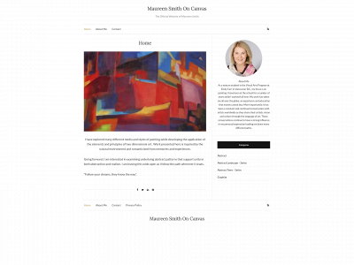 maureensmithoncanvas.com snapshot