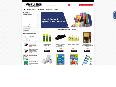vaikusala.lt snapshot
