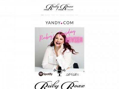 www.rubyroxxmodel.com snapshot