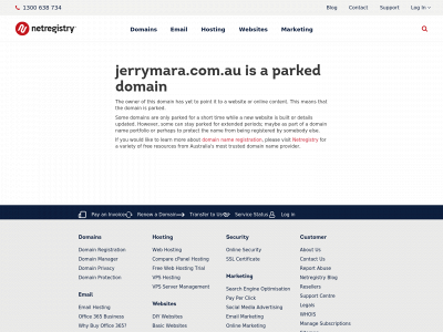 jerrymara.com.au snapshot