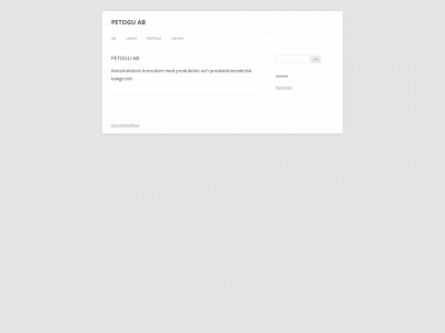 petogu.se snapshot