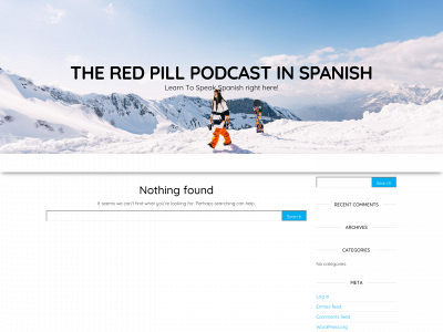 theredpillpodcastinspanish.com snapshot