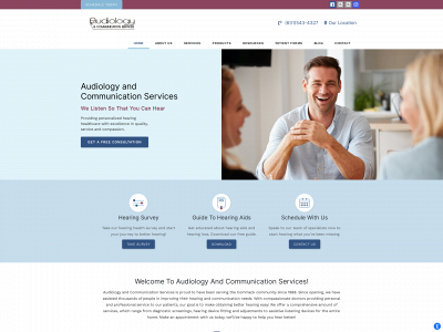 audiologycommunication.com snapshot