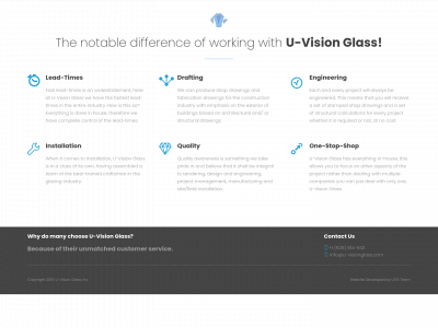 u-visionglass.com snapshot