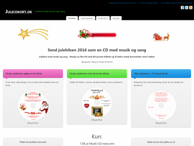 julecdkort.dk snapshot