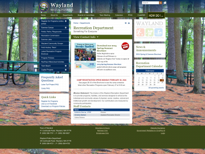 waylandrec.com snapshot