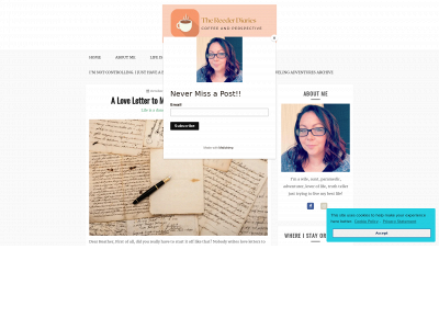 thereederdiaries.com snapshot