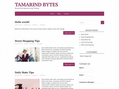 tamarindbytes.com snapshot