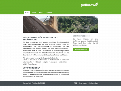 pollutex.de snapshot