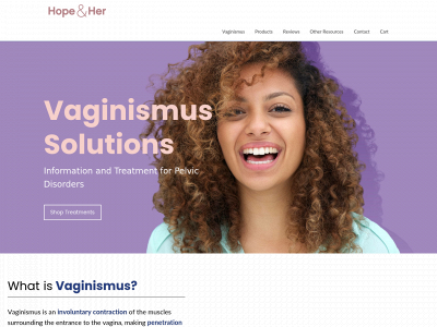 hopeandher.com snapshot