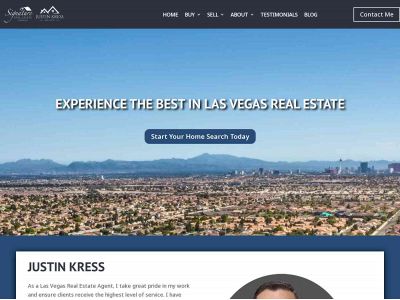 justinkressrealtor.com snapshot