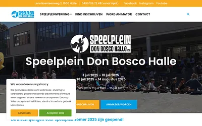 speelpleindonboscohalle.be snapshot