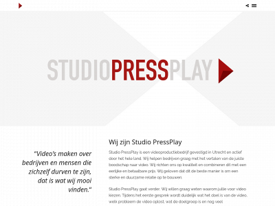 studiopressplay.nl snapshot