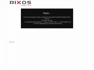 rixoslogistics.com snapshot