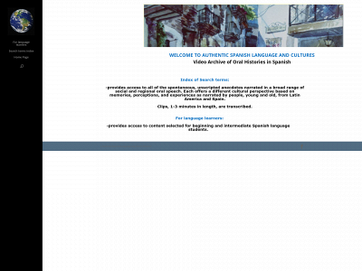 authenticspanishlanguage.org snapshot