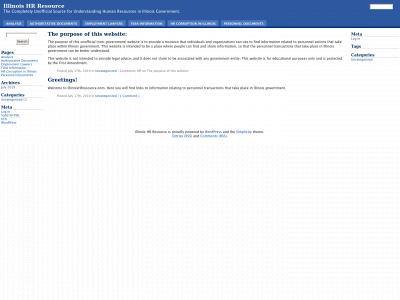 illinoishrresource.com snapshot