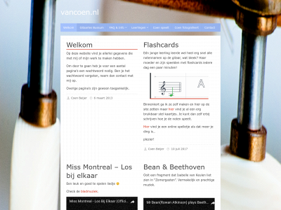 vancoen.nl snapshot