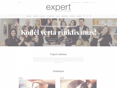 salonasexpert.lt snapshot