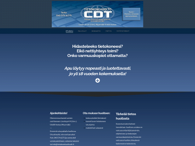 tietokonehuoltocdt.fi snapshot
