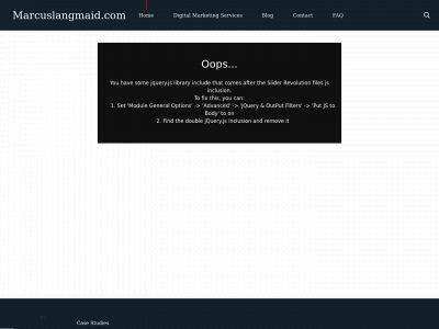 marcuslangmaid.com snapshot