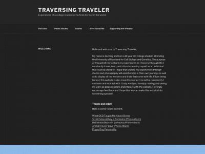 traversingtraveler.com snapshot