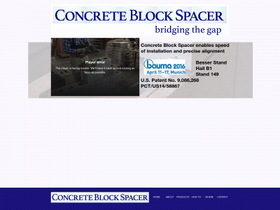 concreteblockspacer.com snapshot