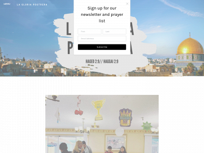 www.lagloriapostrera.org snapshot