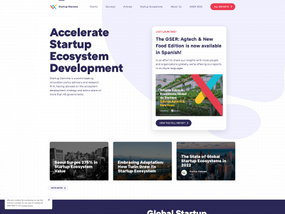 startupgenome.com snapshot