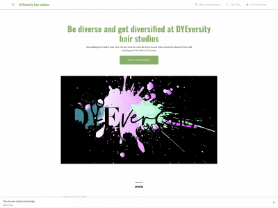 dyeversityhairstudios.com snapshot