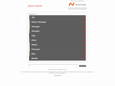 galsen.website snapshot