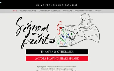 clivefranciscaricaturist.com snapshot