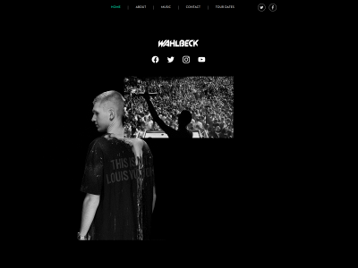 wahlbeckmusic.com snapshot
