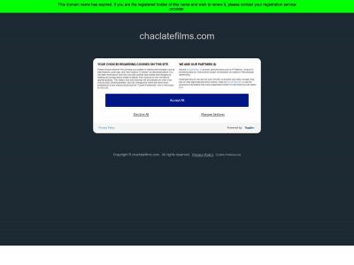 chaclatefilms.com snapshot