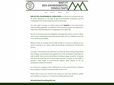 bfgeo.co.uk snapshot