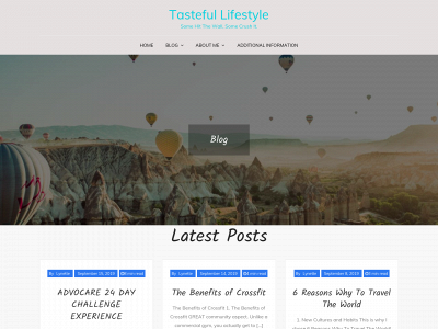 atastefulllifestyle.com snapshot