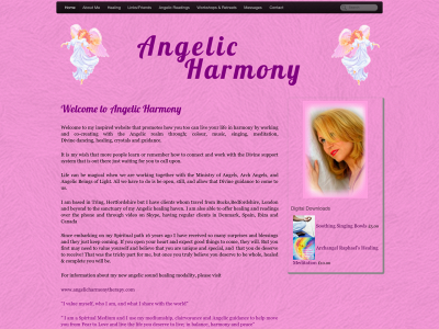 angelicharmony.co.uk snapshot