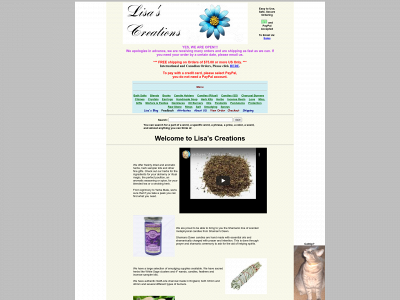 lisascreations.net snapshot